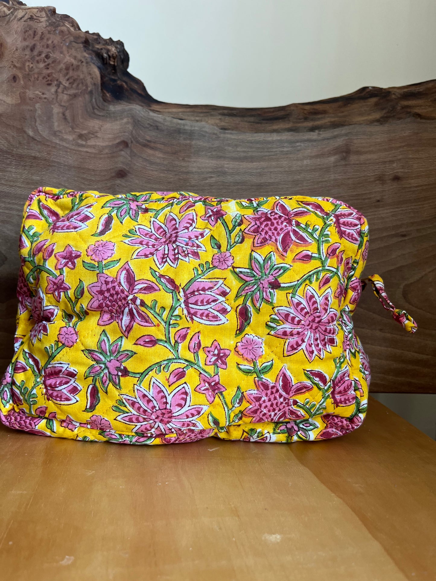 Sanganeri Block Print Toiletry Bag