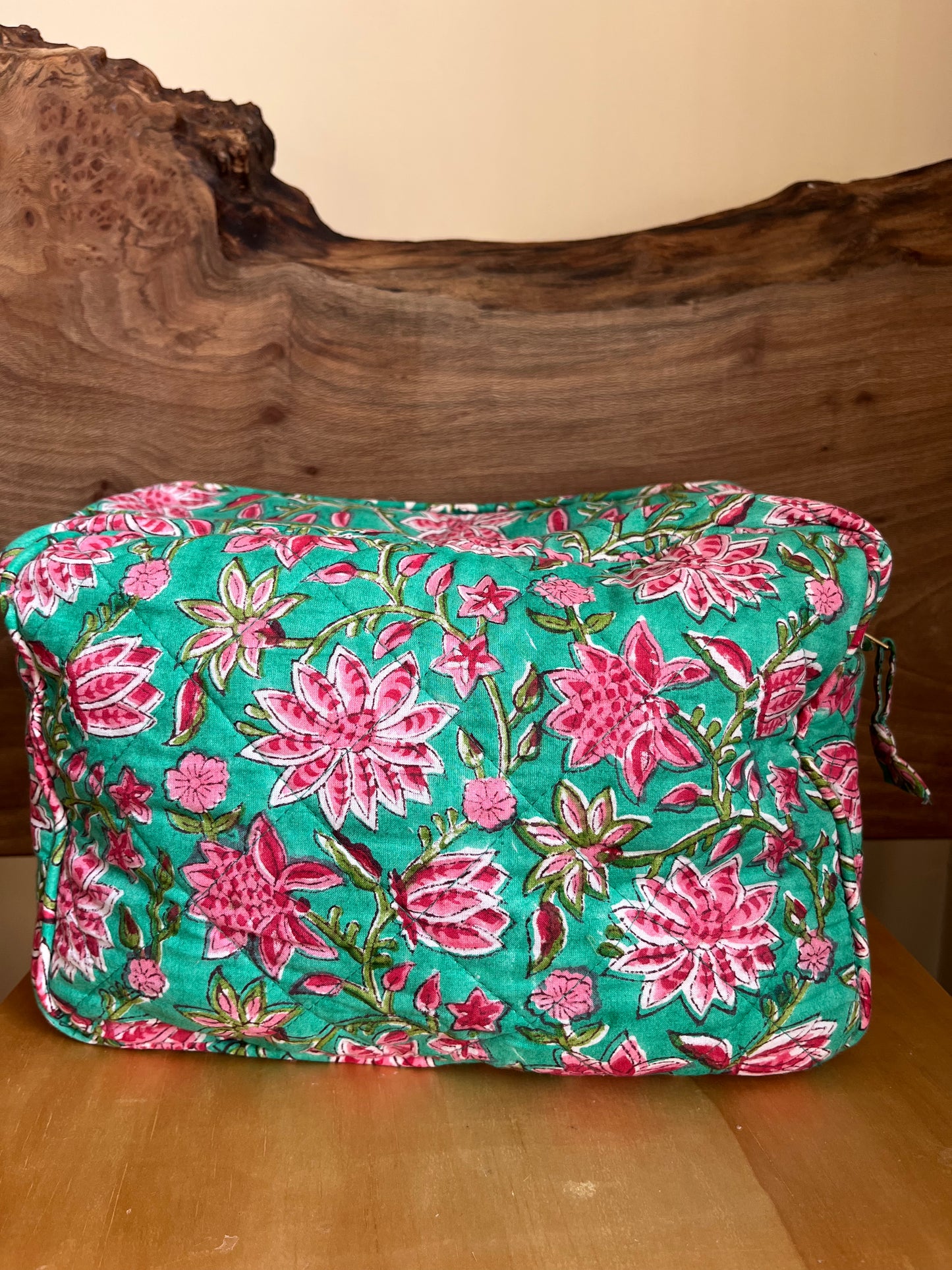 Sanganeri Block Print Toiletry Bag