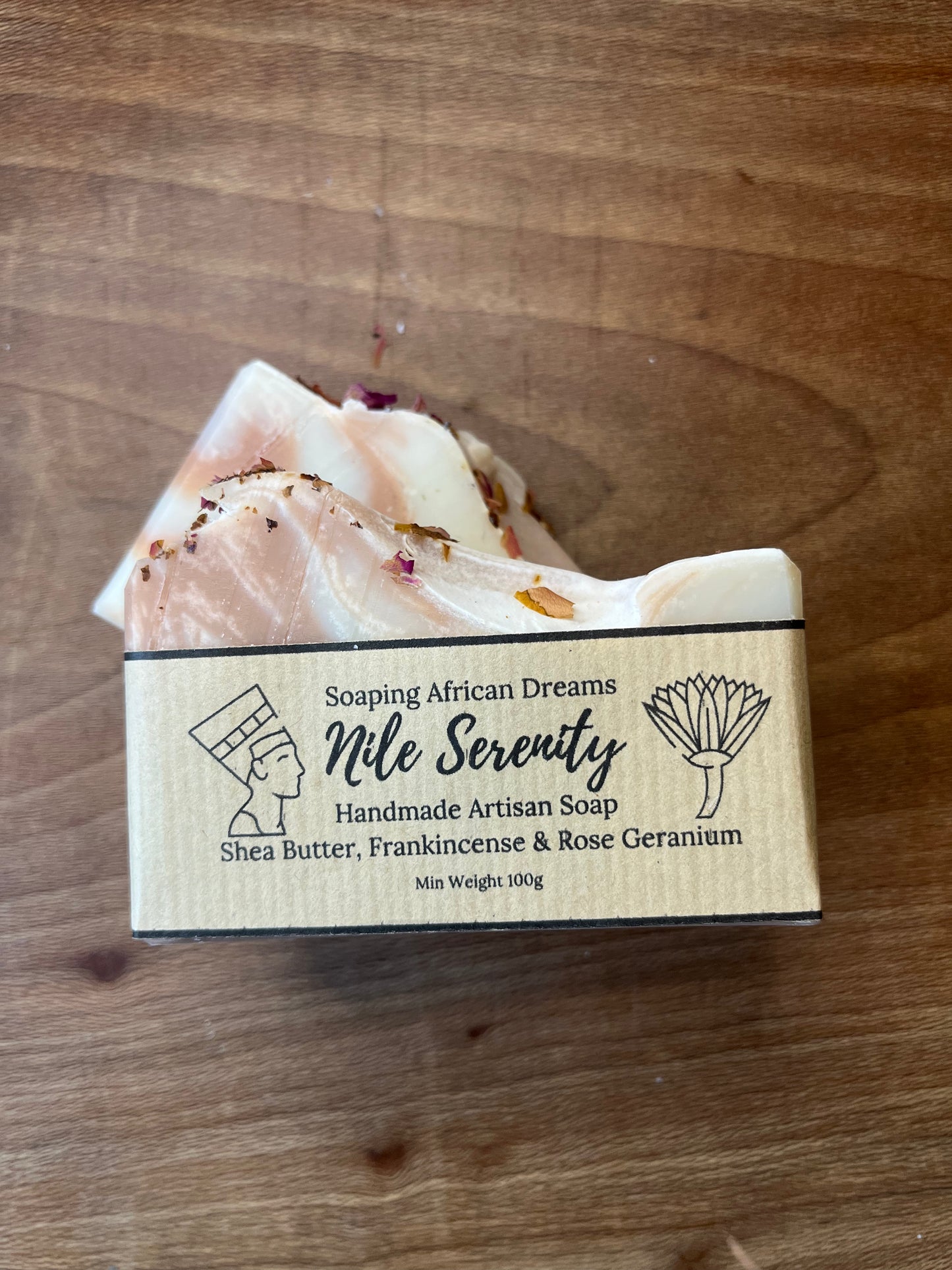 Nile Serenity, Frankincense & Rose Geranium Essential Oils, Soap