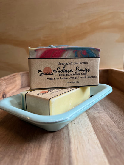 Sahara Sunrise, Sweet Orange, Lime & Patchouli Essential Oils, Soap